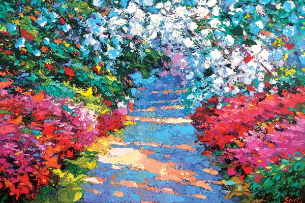 Artists Like Monet: Garden Path by Dmitry Spiros