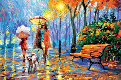 Golden Autumn I by Dmitry Spiros framed canvas print