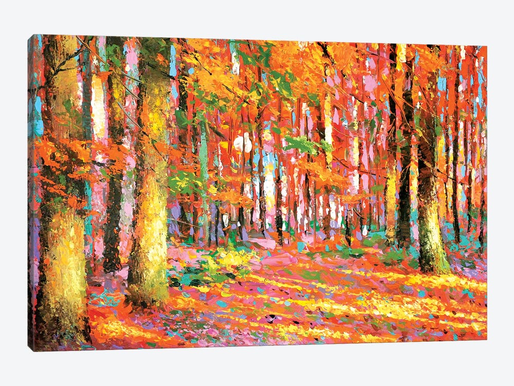 Golden Autumn II by Dmitry Spiros 1-piece Canvas Print