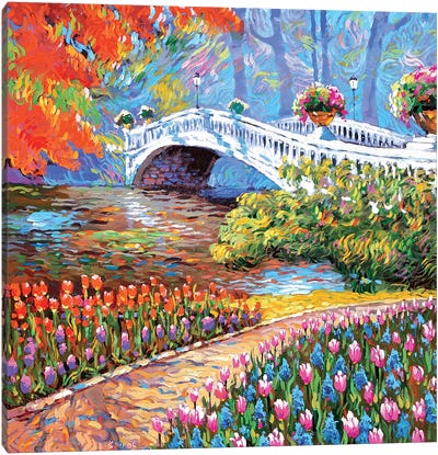 In Septembers Park Canvas Art Print - Artists Like Monet