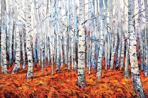 Dmitry Spiros: In The Birch Forest by Dmitry Spiros