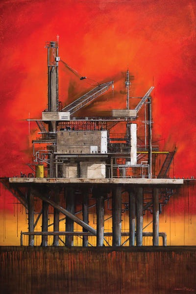 Donna McKellar: Oil Rig by Donna McKellar