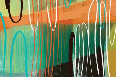 In The Scope by Delores Naskrent art print