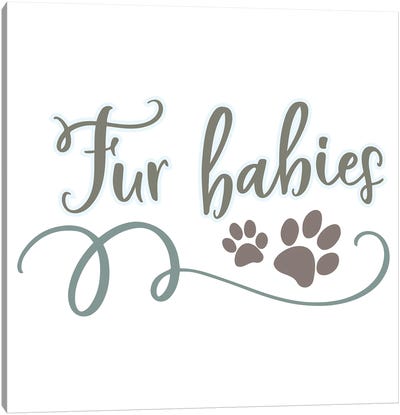 Fur Babies Canvas Art Print - Delores Naskrent
