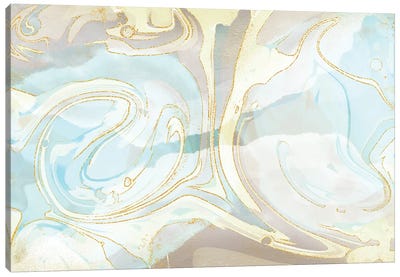 Lake Murray Blue Canvas Art Print - Delores Naskrent