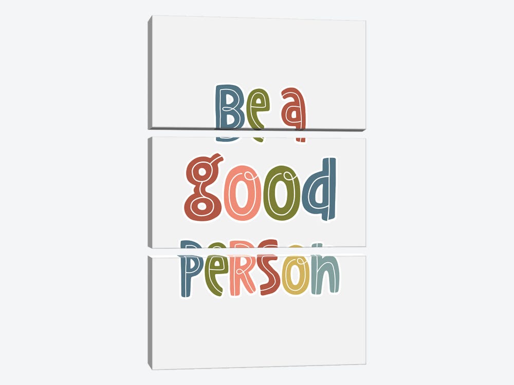 Good Person by Delores Naskrent 3-piece Canvas Wall Art