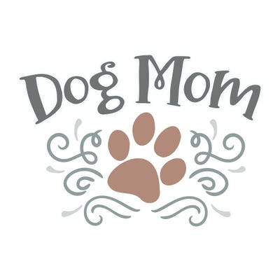 Dog Mom by Delores Naskrent multi panel art