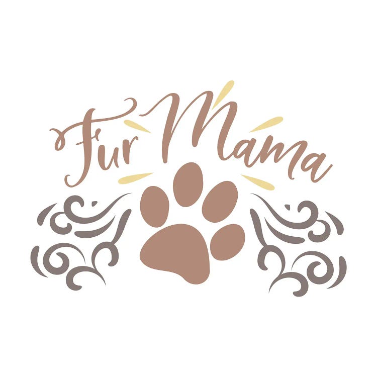 Fur Mama by Delores Naskrent wall art