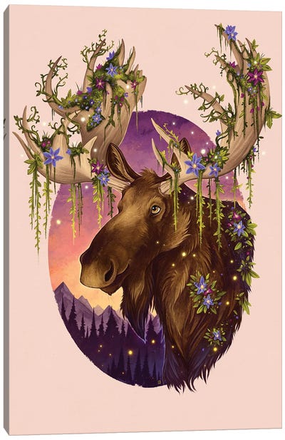 Firefly Keeper Canvas Art Print - Moose Art