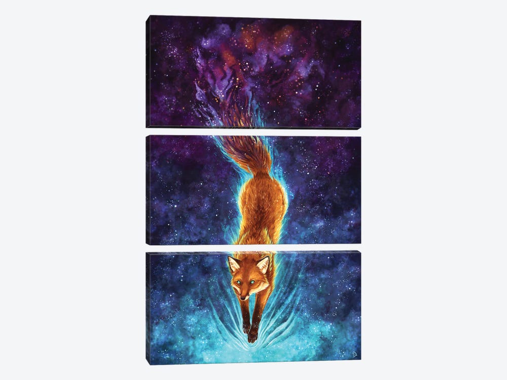 Foxtail Nebula by Danielle English 3-piece Canvas Art