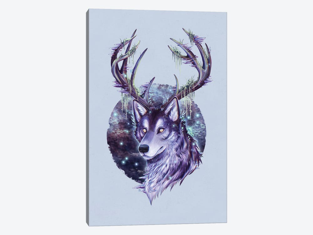 Night Forest Guardian by Danielle English 1-piece Art Print