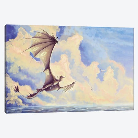 Sea Breeze Canvas Print #DNE25} by Danielle English Canvas Wall Art