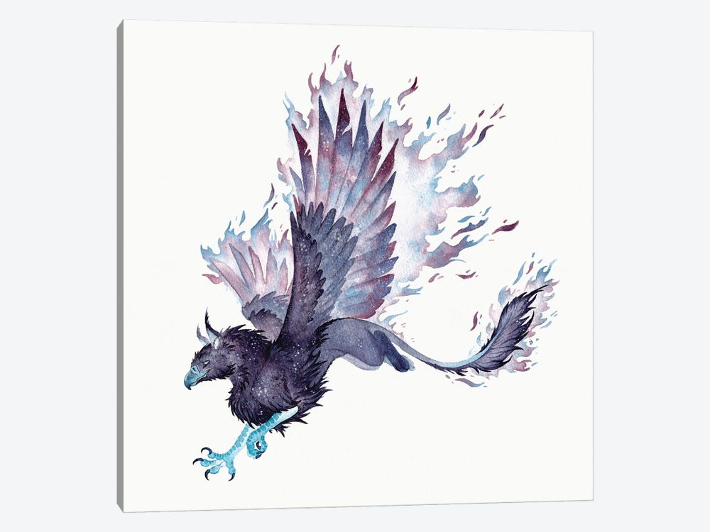 Space Gryphon by Danielle English 1-piece Canvas Art