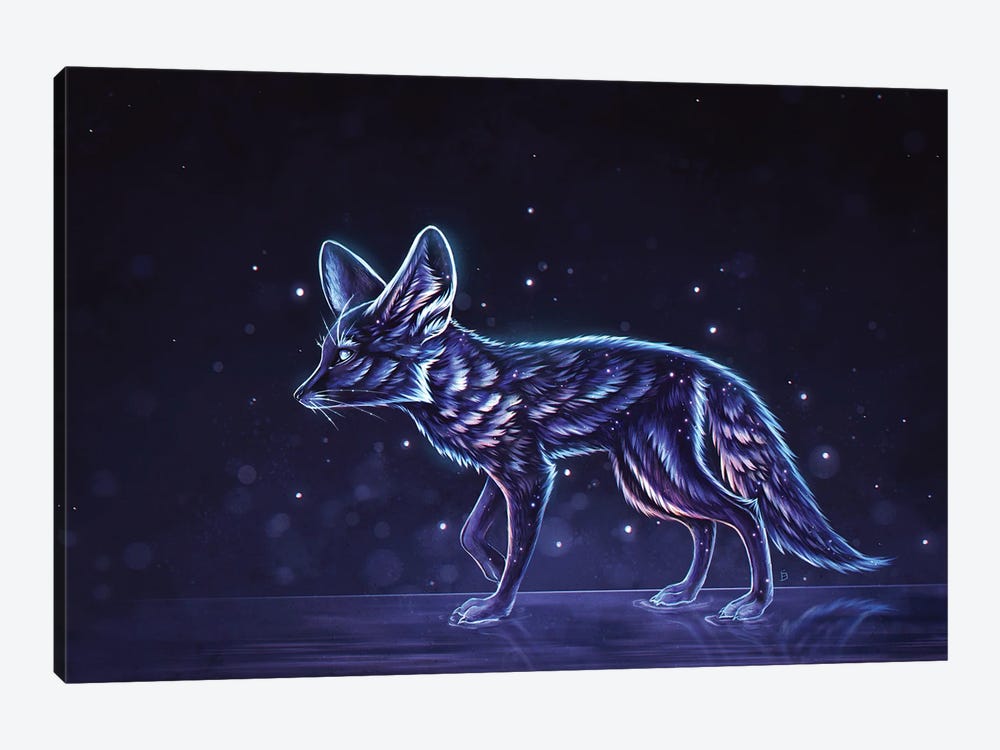 Stardust Fennec Fox by Danielle English 1-piece Art Print