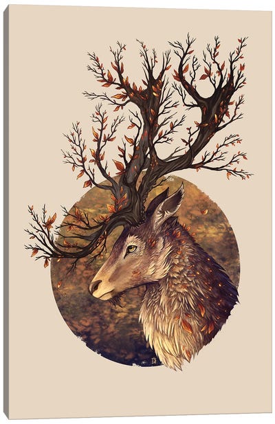 Autumn Embers Canvas Art Print - Danielle English