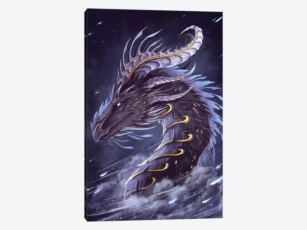Elder Dragon by Danielle English 1-piece Canvas Print