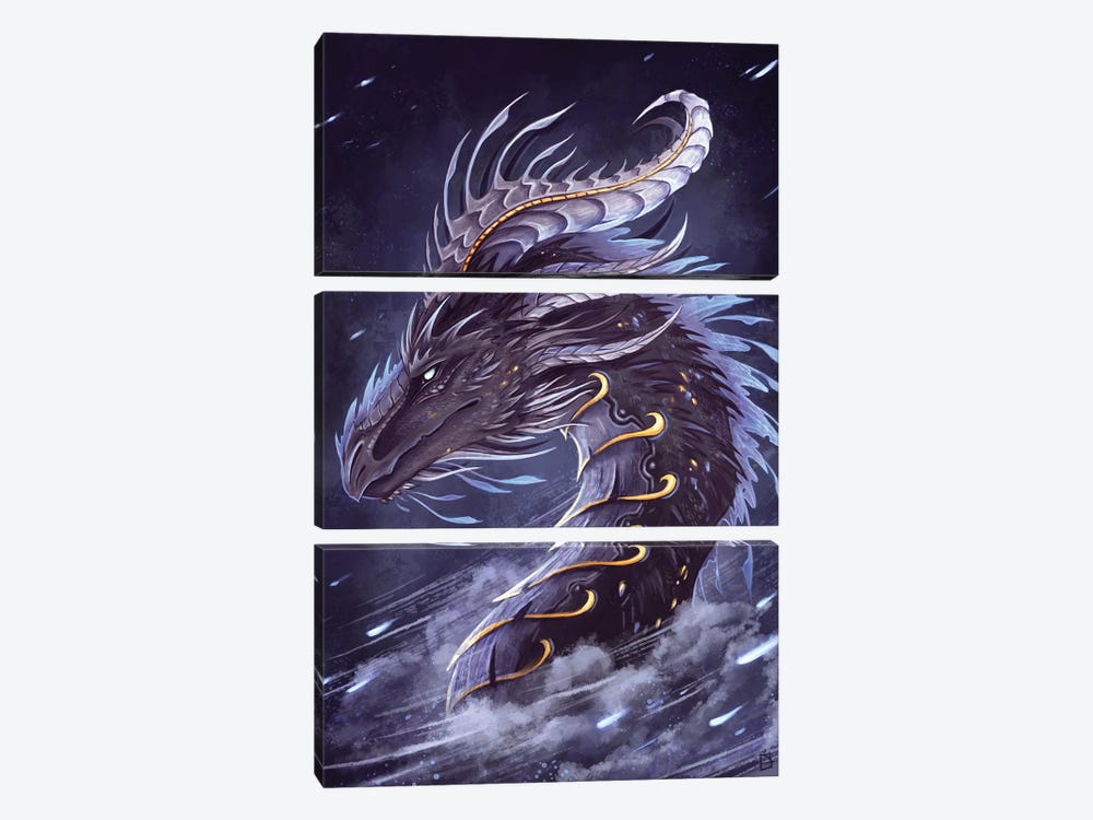 Elder Dragon by Danielle English 3-piece Art Print