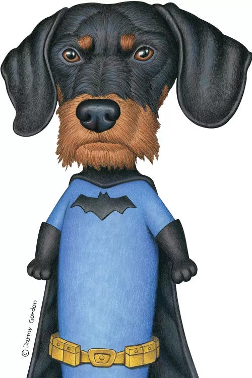 Dachshund Batman