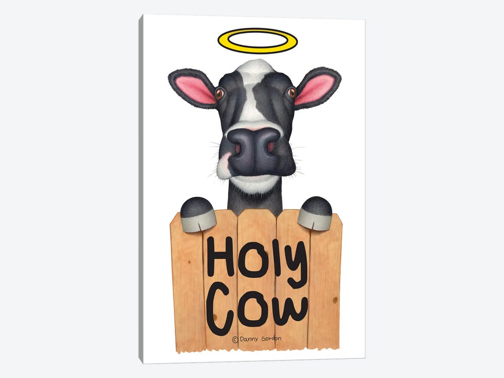 Holy Cow by Danny Gordon 1-piece Canvas Print