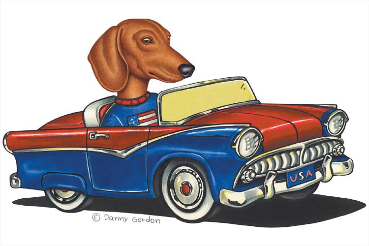 Dachshund USA Car II