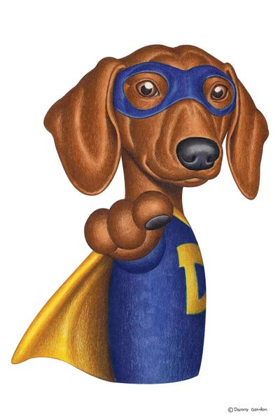 Dachshund Superhero