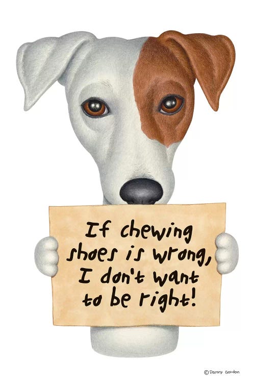 Jack Russell Mix by Danny Gordon wall art
