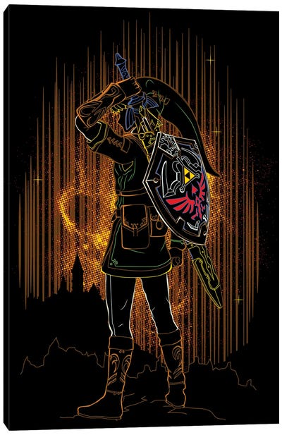 Shadow Of The Hero Of Time Canvas Art Print - Video Game Art