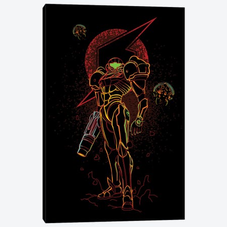 Shadow Of The Bounty Hunter Canvas Print #DNI107} by Donnie Art Canvas Art