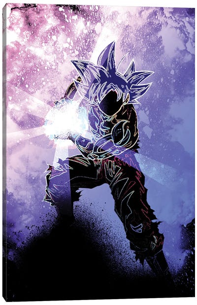 Soul Of Instinct Canvas Art Print - Goku