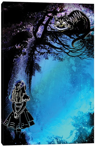 Soul Of The Wonderland Canvas Art Print - Alice In Wonderland