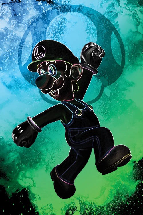 Soul Of The Green Plumber by Donnie Art wall art