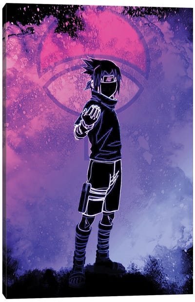 Soul Of The Little Brother Canvas Art Print - Naruto