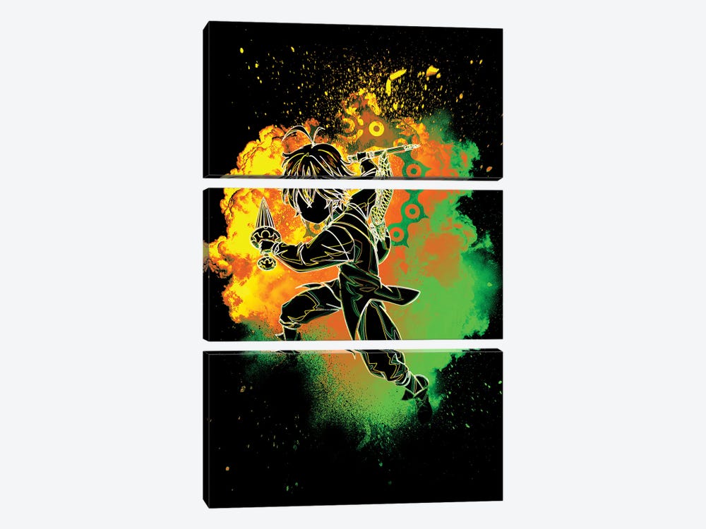 Soul Of The Dragon by Donnie Art 3-piece Canvas Artwork