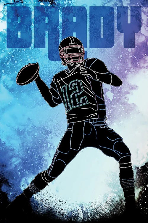 Soul Of TB12 by Donnie Art wall art