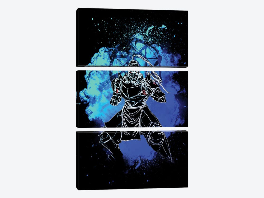 Soul Of The Armor by Donnie Art 3-piece Canvas Art Print