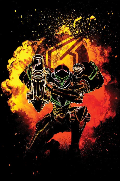 Soul Of The Space Bounty Hunter by Donnie Art wall art