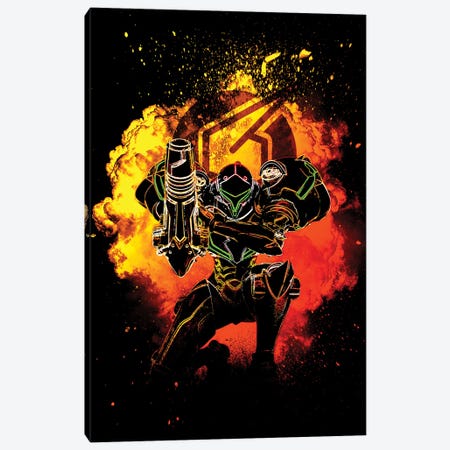 Soul Of The Space Bounty Hunter Canvas Print #DNI142} by Donnie Art Art Print