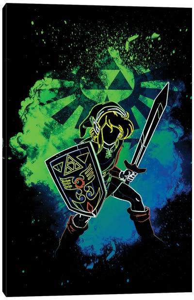 Soul Of The Hero Of The Past Canvas Art Print - The Legend Of Zelda