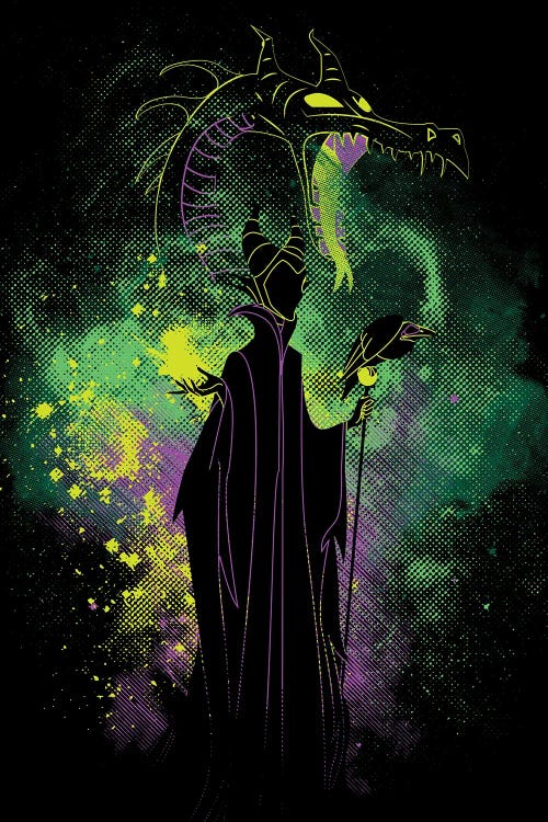 Evil Art by Donnie Art wall art
