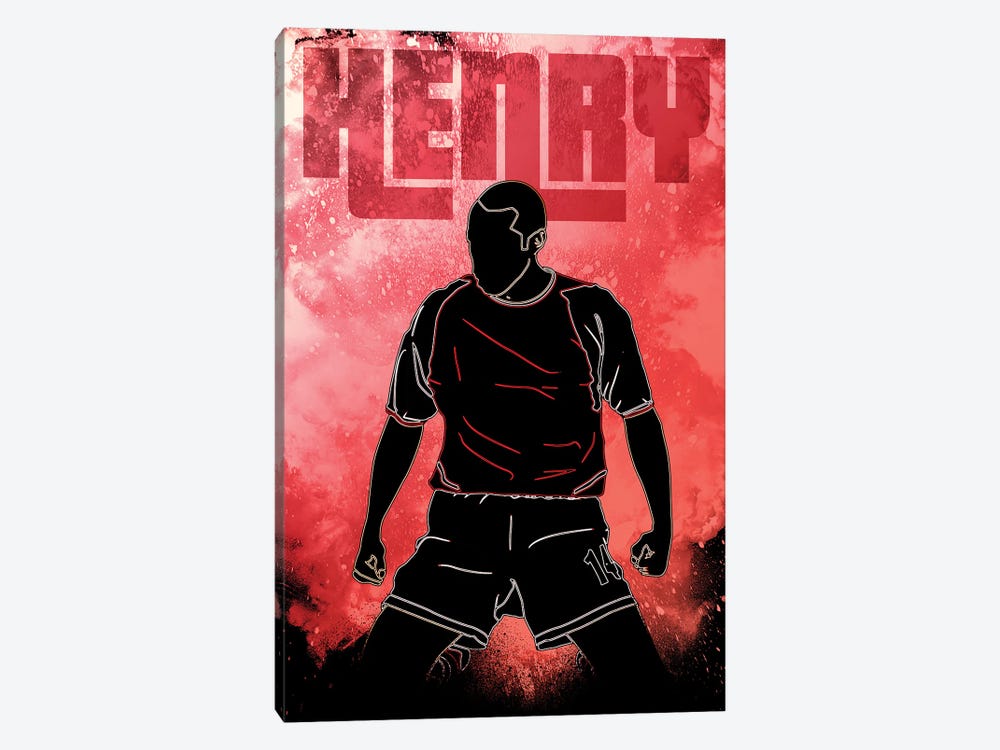 Soul Of The Iconic Striker by Donnie Art 1-piece Canvas Print