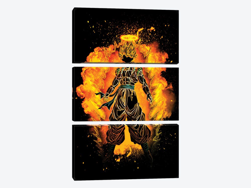 Soul Of The Fusion by Donnie Art 3-piece Canvas Art Print