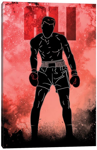 Soul Of The Greatest Canvas Art Print - Muhammad Ali