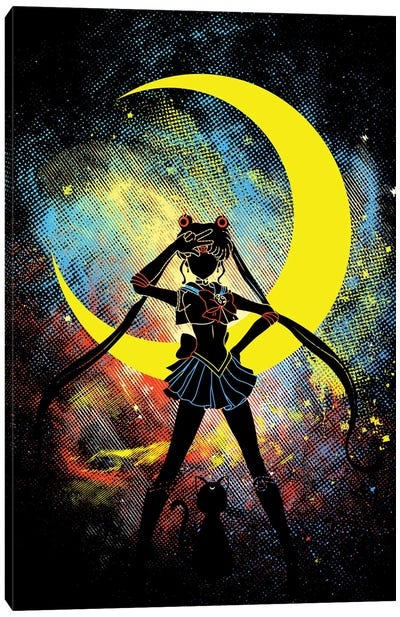 Moon Art Canvas Art Print - Sailor Moon