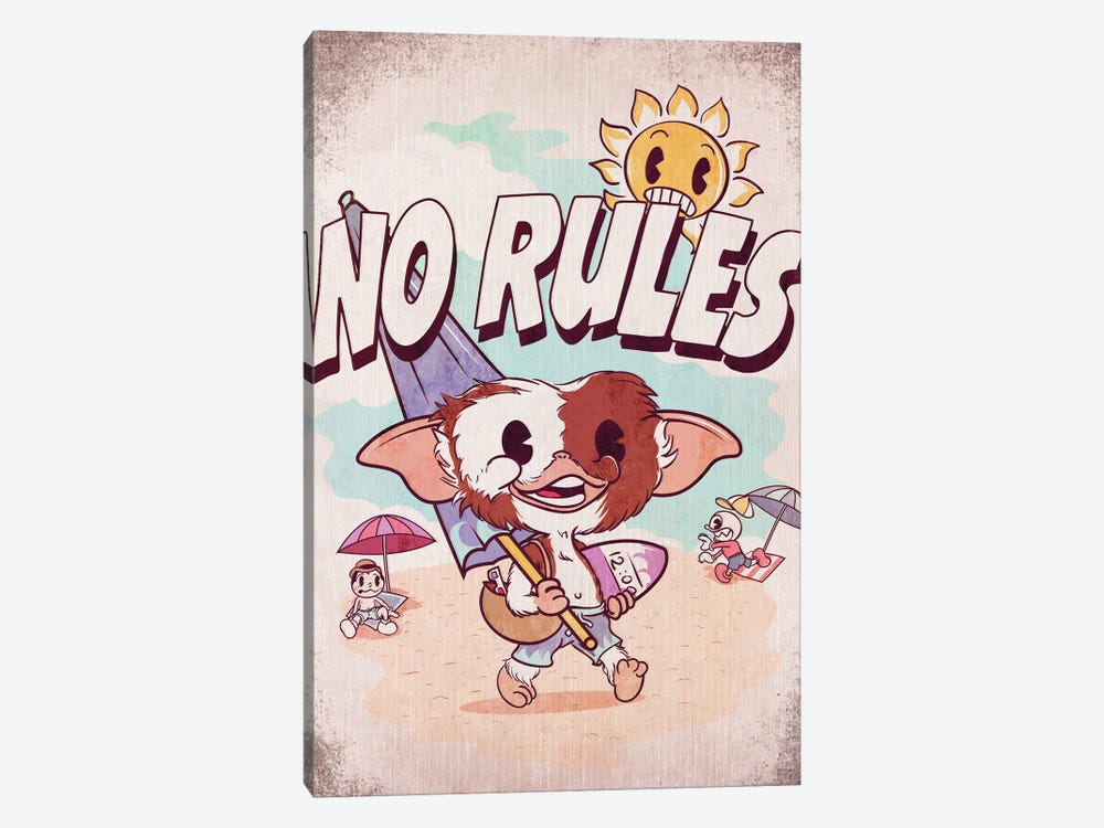 No Rules by Donnie Art 1-piece Canvas Artwork