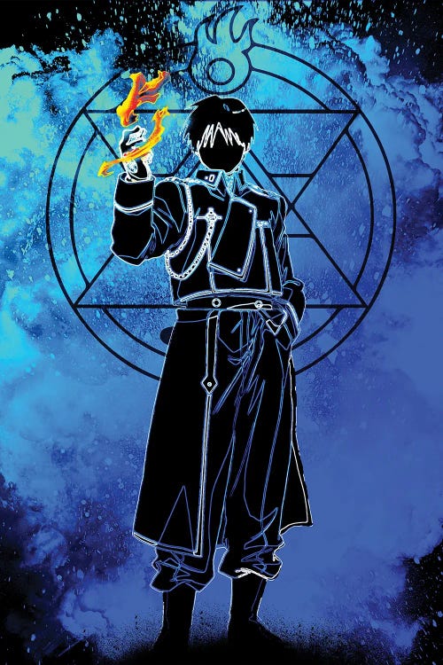 Soul Of The Flame Alchemist by Donnie Art wall art