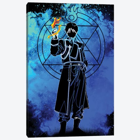 Soul Of The Flame Alchemist Canvas Print #DNI166} by Donnie Art Canvas Wall Art