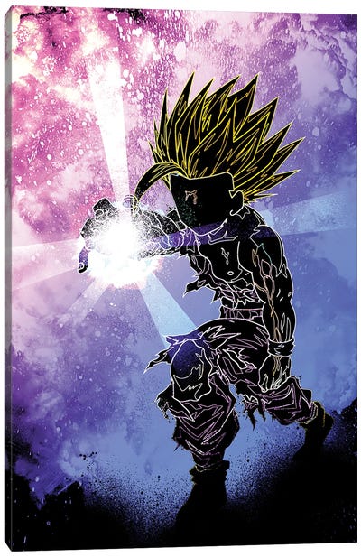 Soul Of The True Power Canvas Art Print - Dragon Ball Z