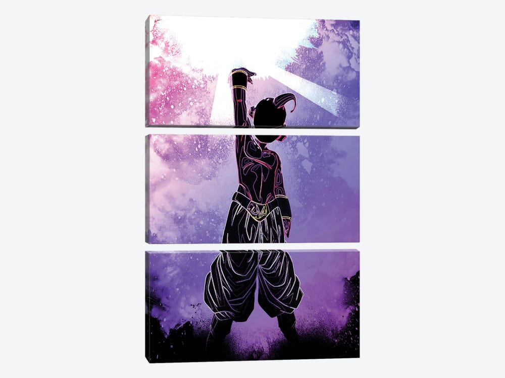 Soul Of The Majin Kid by Donnie Art 3-piece Canvas Art Print