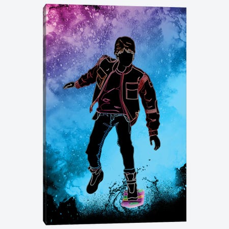 Soul Of The Hoverboarder Canvas Print #DNI173} by Donnie Art Canvas Art
