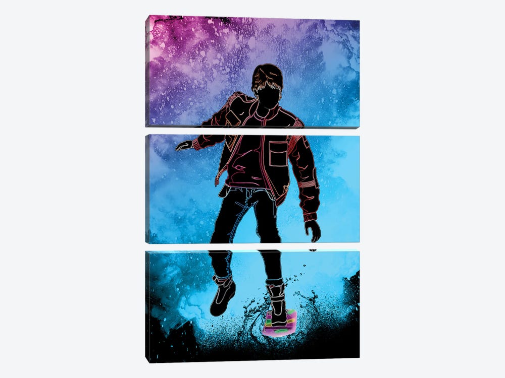 Soul Of The Hoverboarder by Donnie Art 3-piece Canvas Art